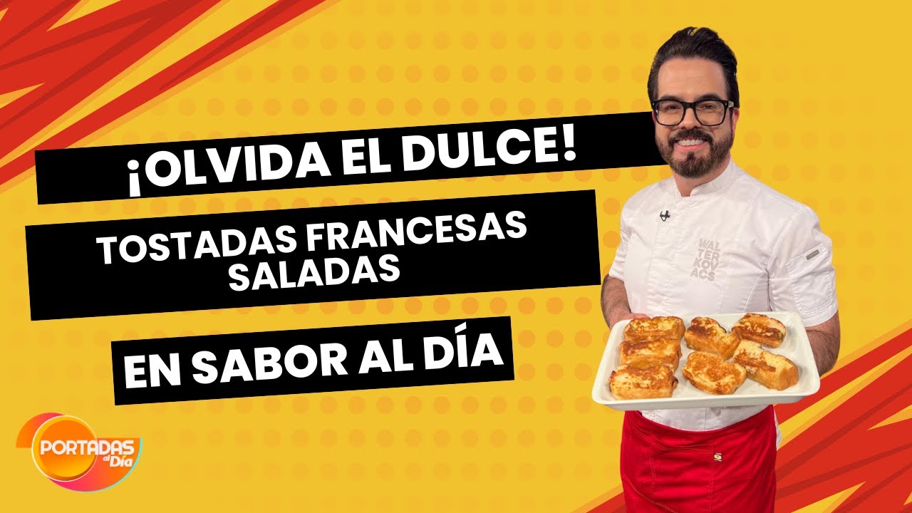 ¡OLVIDA EL DULCE! 🍞🍳 Tostadas Francesas SALADAS: El desayuno que cambiará tus mañanas