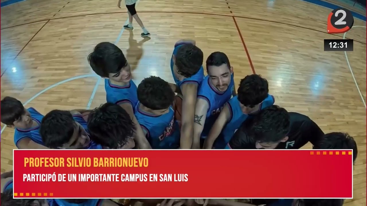 🏃‍♂️📚 Profesor Silvio Barrionuevo participó de un importante campus en San Luis