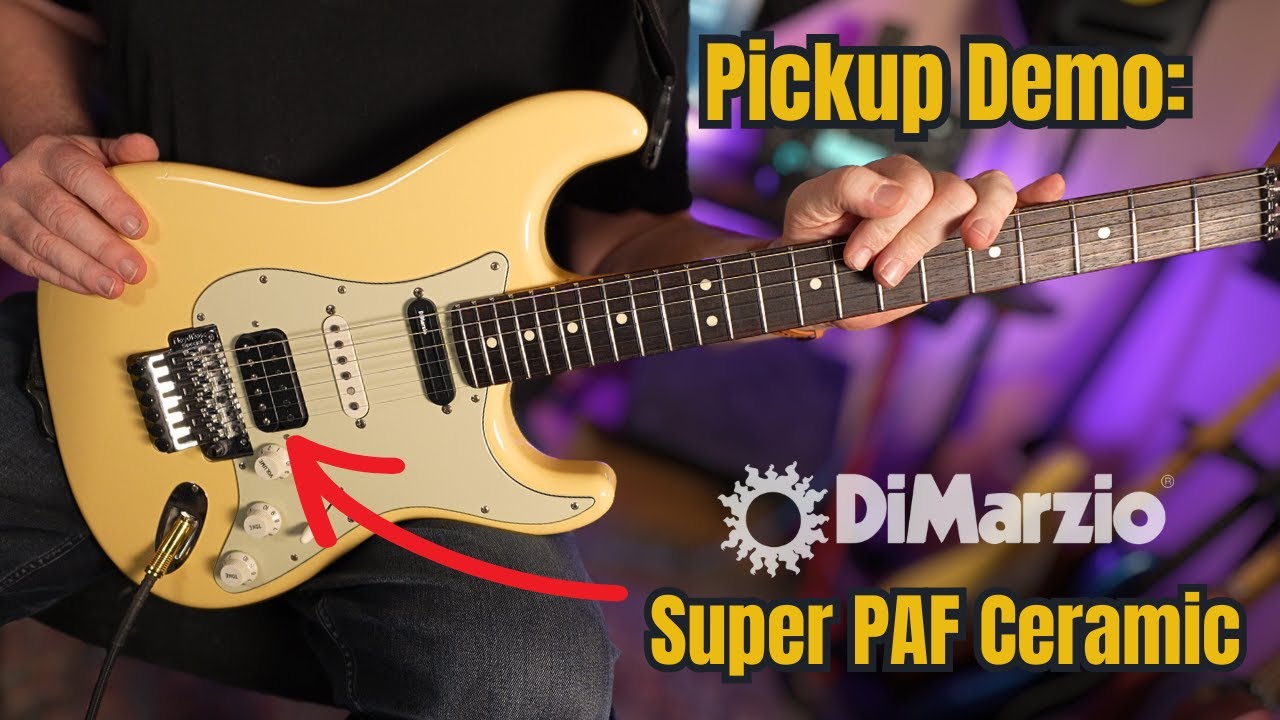 Tested: DiMarzio SUPER PAF CERAMIC Humbucker