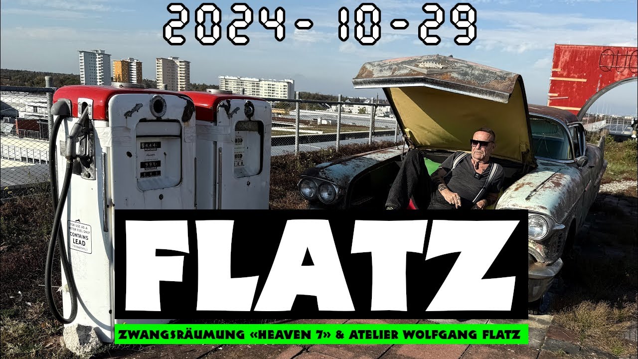 29.10.2024 München Wolfgang Flatz: Die Vertreibung aus dem Paradies: Zwangsräumung Heaven 7 Atelier
