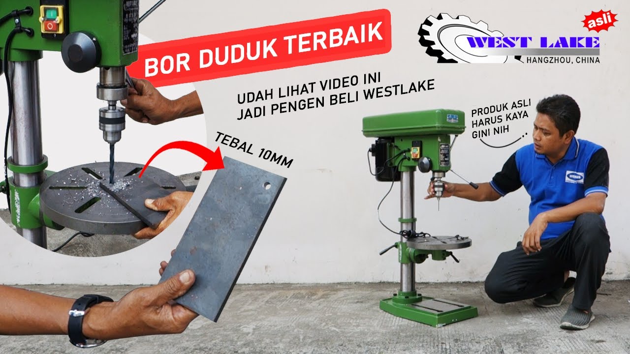 Westlake ZQ4116 Bench Drill Terbaik, Bor lebih cepat dan powerfull, Produk Asli Unboxing + Review