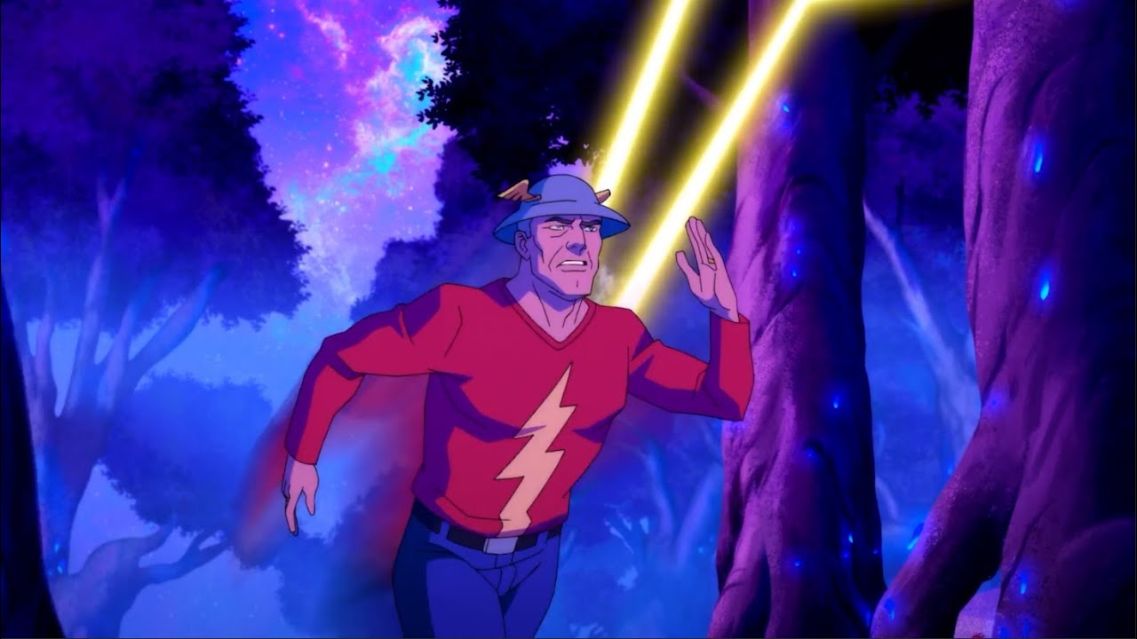 The Flash (Jay Garrick) Powers and Fight Scenes - Young Justice