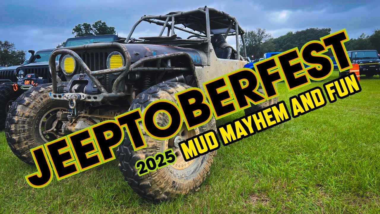 Более 50 эвакуаторов на Jeeptoberfest 2025! Какой потрясающий день грязи и веселья в Окале, Флорида!