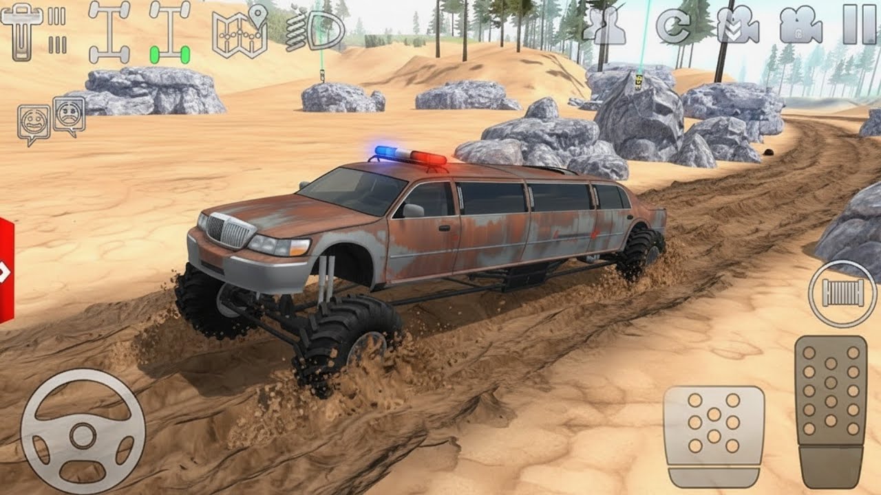 Mud Rescue Simulator | Monster Truck Recovery & Offroad Driving Android Gameplay