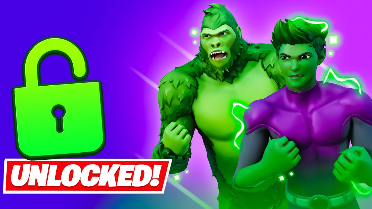 Unlocking *BEAST BOY* EARLY in Fortnite (Teen Titan Cup)