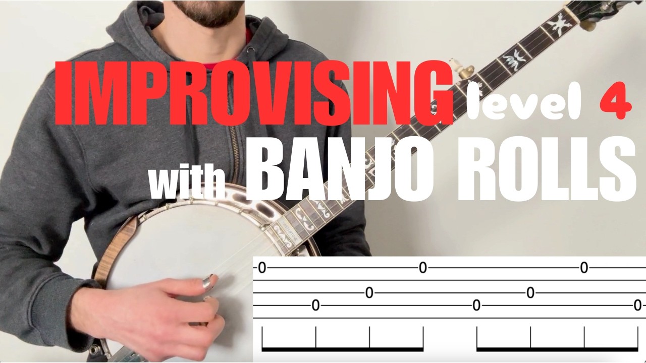 Pt 4/10: Improvising w/Bluegrass Banjo Rolls