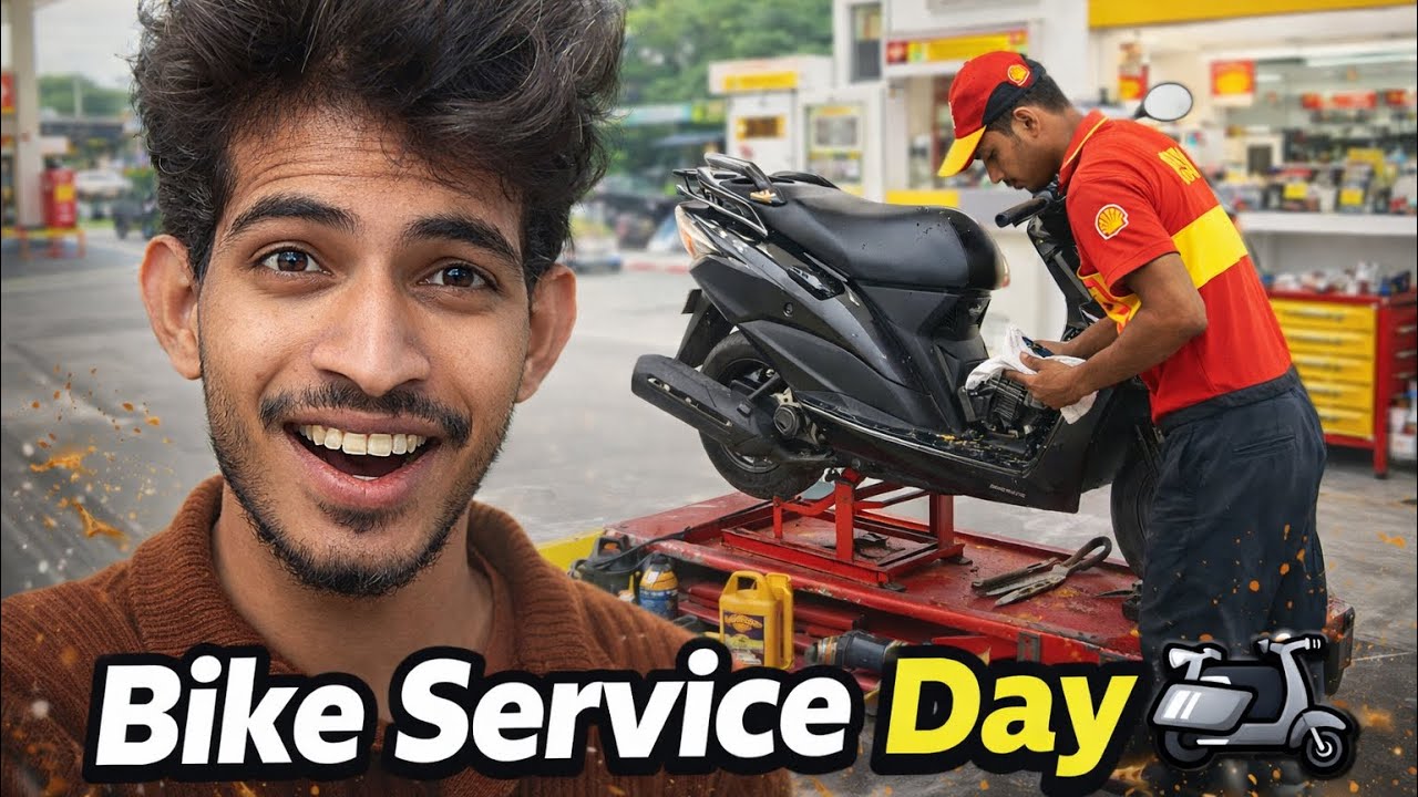 Did Not Expect This From Shell Bike Service😳