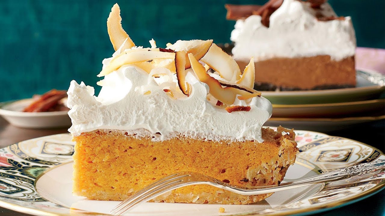 Coconut Pumpkin Chiffon Pie | Southern Living