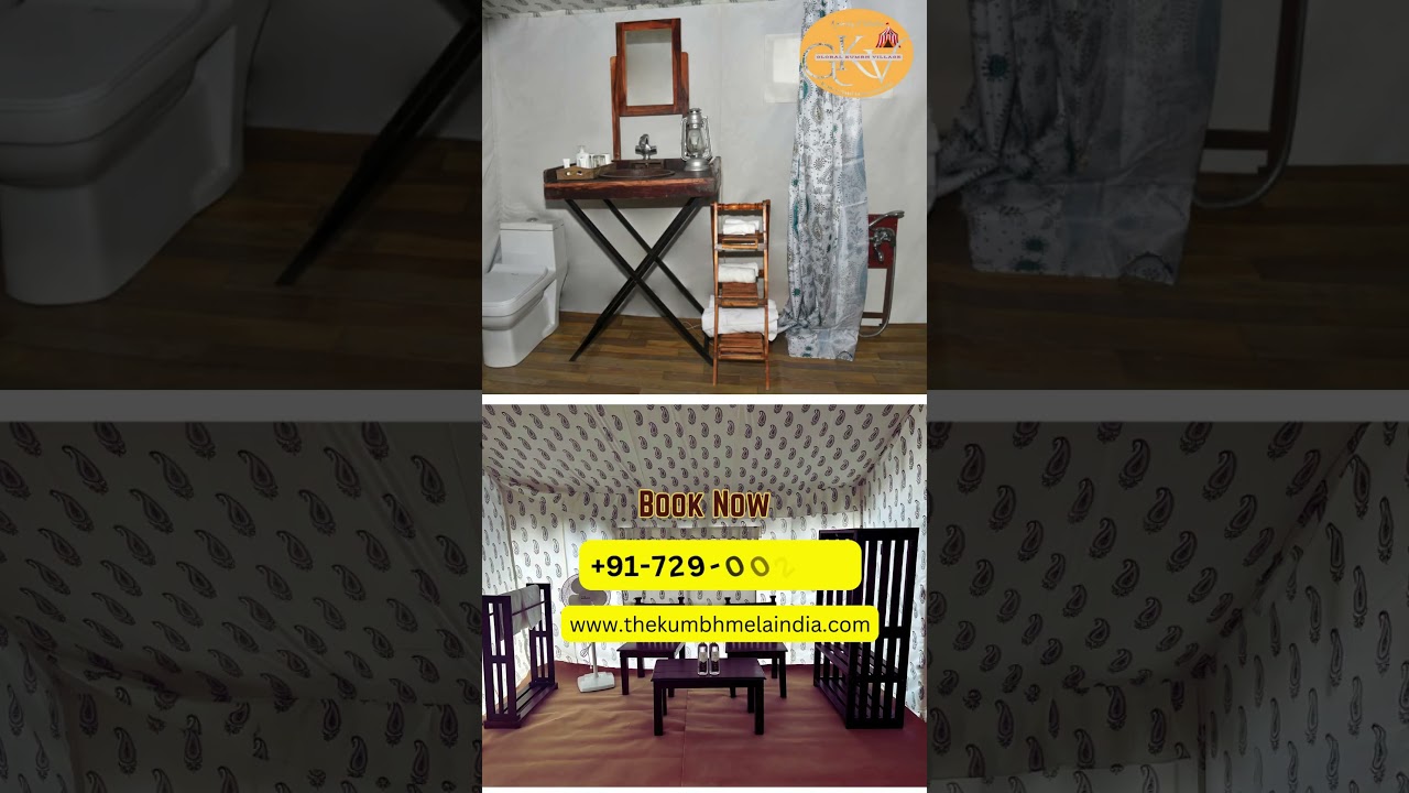 Kumbh Mela Tent Booking 2025 Prayagraj | Budget to Luxury Tent Book Now #kumbhmelatentbooking
