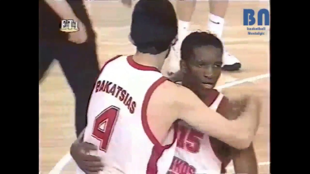 David Rivers - Olympiakos - Barcelona - 1997 - 26 Points - Highlihts