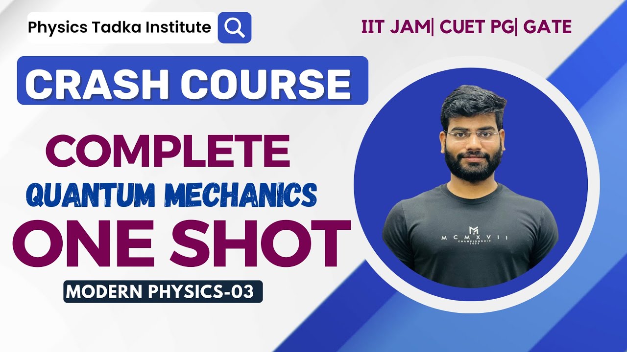 complete quantum mechanics| iit jam physics| cuet physics| gate physics| modern physics-03