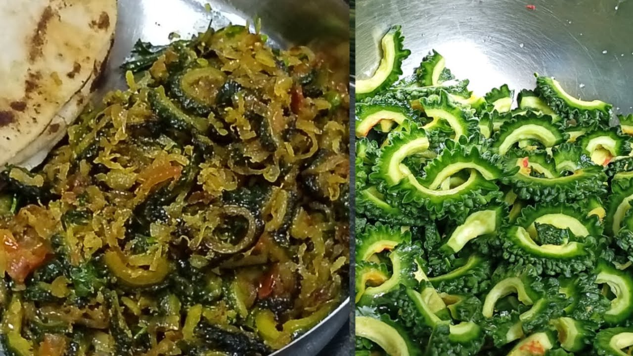 कारल्याची भाजी एकदा अशी करून बघा लहान मुले देखील खातील जरा हि कडु नाही होत #Bitter Gourd# by recipe