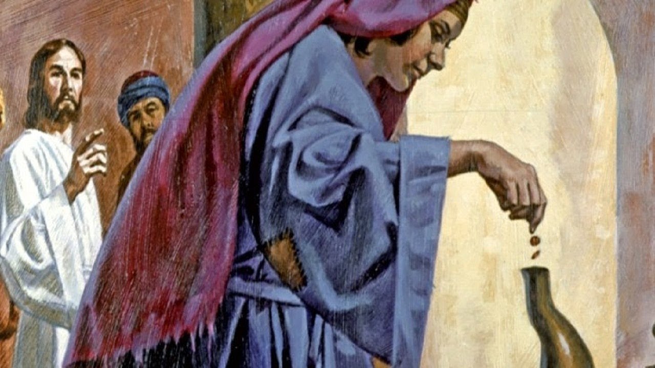Две лепты вдовы (Лк. 20:45-21:4)