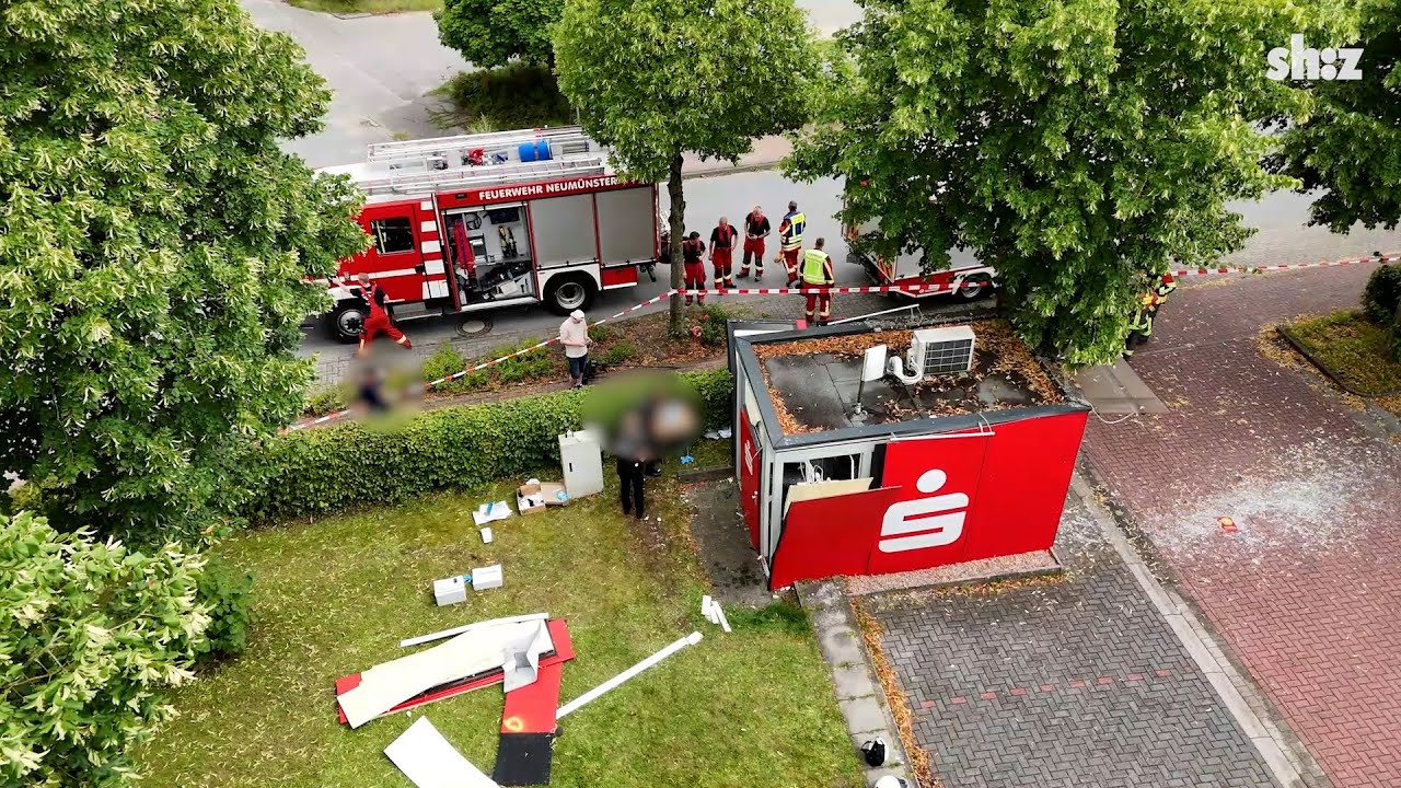Geldautomat in Wasbek gesprengt