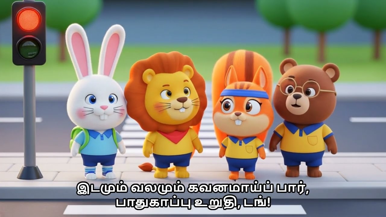 🚥 சிகப்பு விளக்கில் நில்! பச்சை விளக்கில் செல்! 🚦 பாதுகாப்பு வாக்குறுதியைக் கடைப்பிடிப்போம்