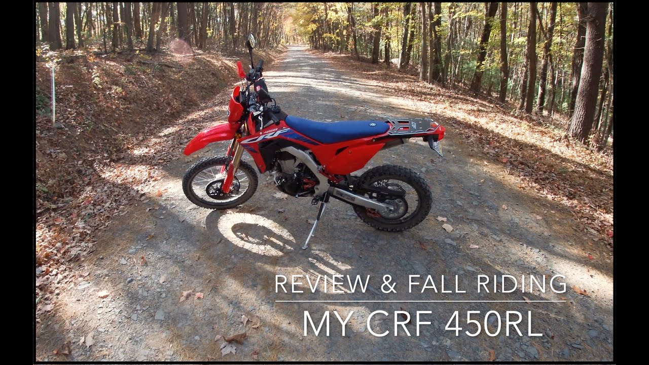 CRF 450RL Review and Fall Riding w/ Seat Concepts