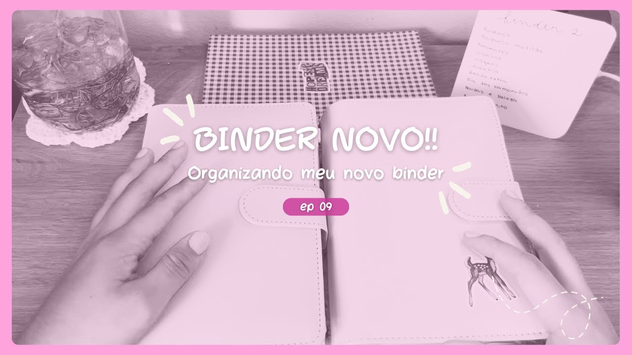 💌 MEU BINDER NOVO CHEGOU!! | Organizando meu novo binder com vocês #cashstuffing