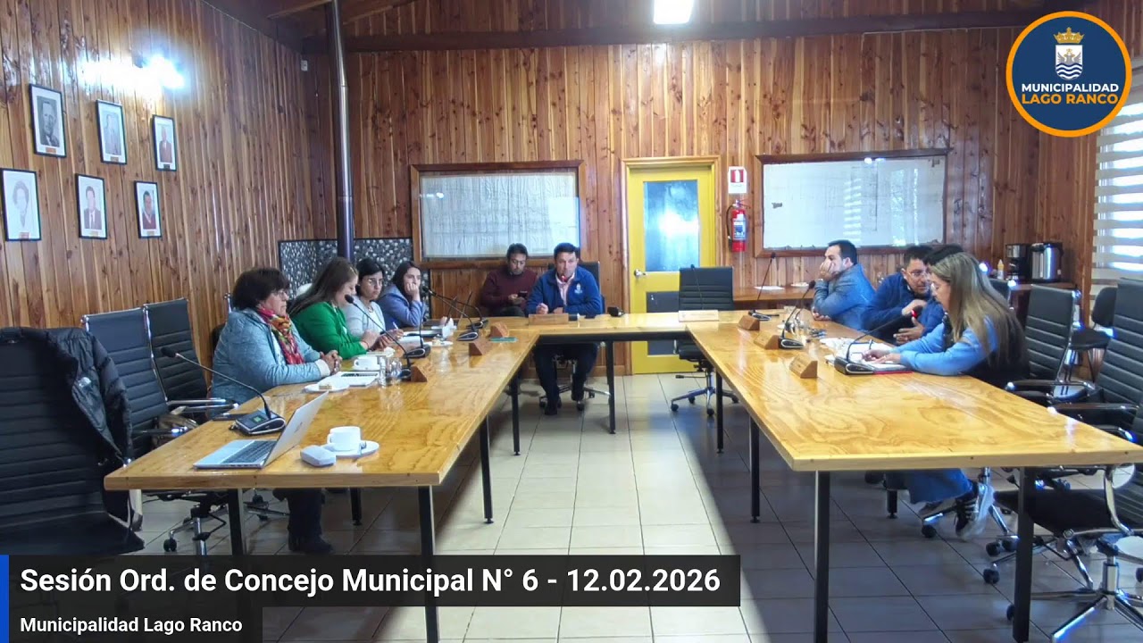 Sesión Ord. de Concejo Municipal N° 6 - 12.02.2026