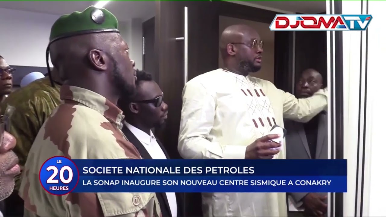 🔴 La SONAP inaugure son nouveau centre sismique &agrave; Conakry.