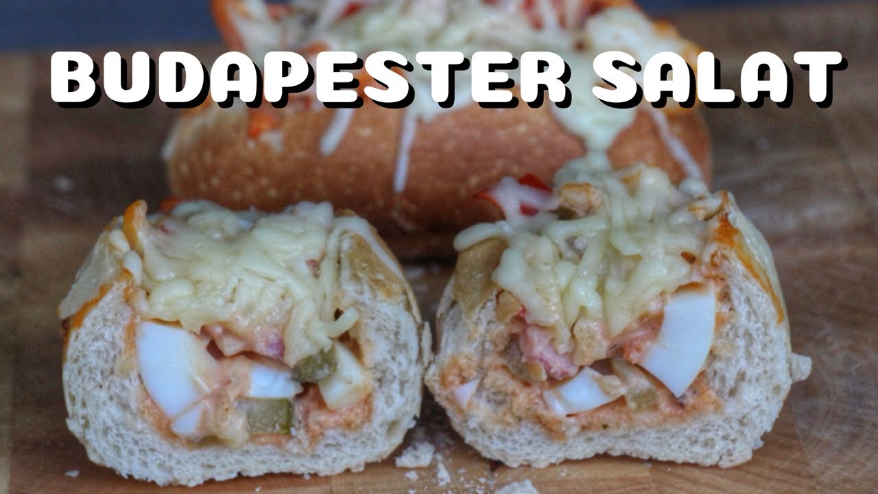 SNACKBR&Ouml;TCHEN gef&uuml;llt mit selbst gemachtem BUDAPESTER SALAT - STARKE SNACKIDEE - BBQ-Video - 0815BBQ