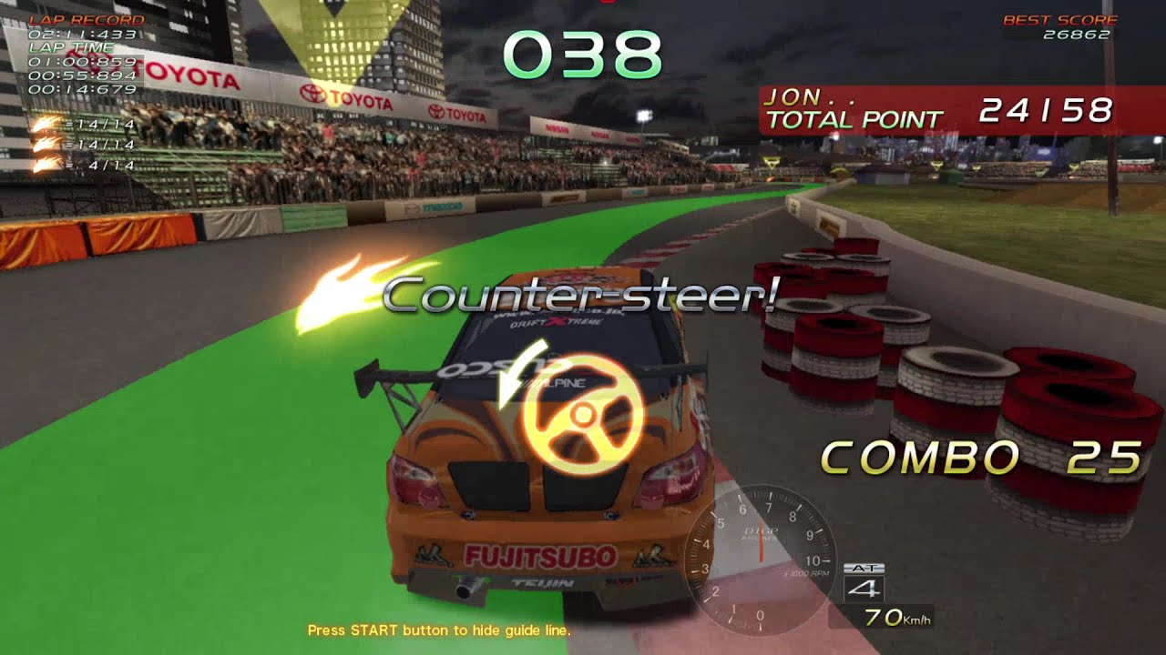 PC ARCADE D1GP ARCADE DRIFT - SOLO ATTACK BAYSIDE CIRCUIT - 1080p 60fps uk arcades TP 579