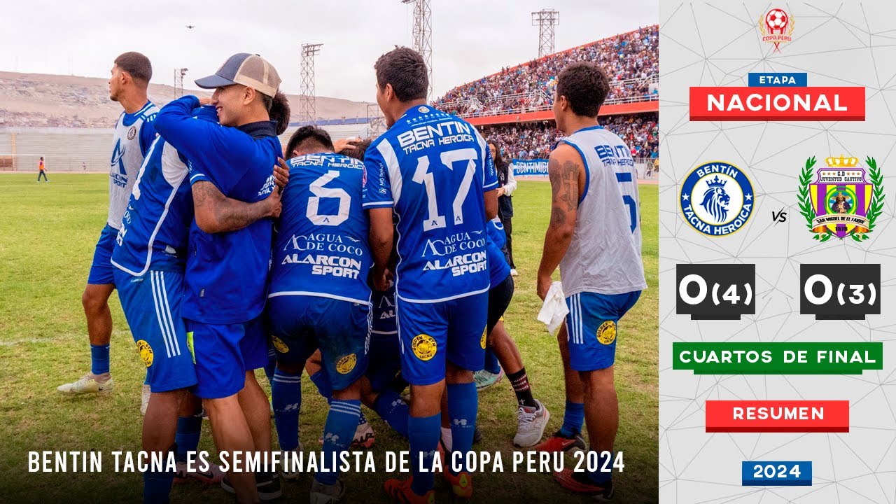 BENTÍN ELIMINÓ A CAUTIVO EN PENALES Y ESTÁ EN SEMIFINALES | Bentín Tacna (0-0 |4-3) Juventud Cautivo
