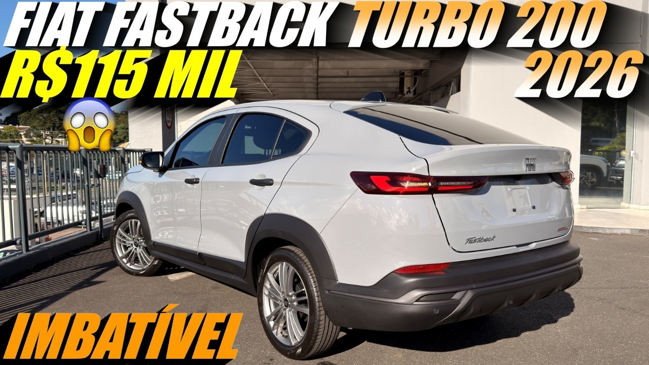 FIAT FASTBACK TURBO 200 Agora por R$115 mil! Melhor SUV TURBO de Entrada