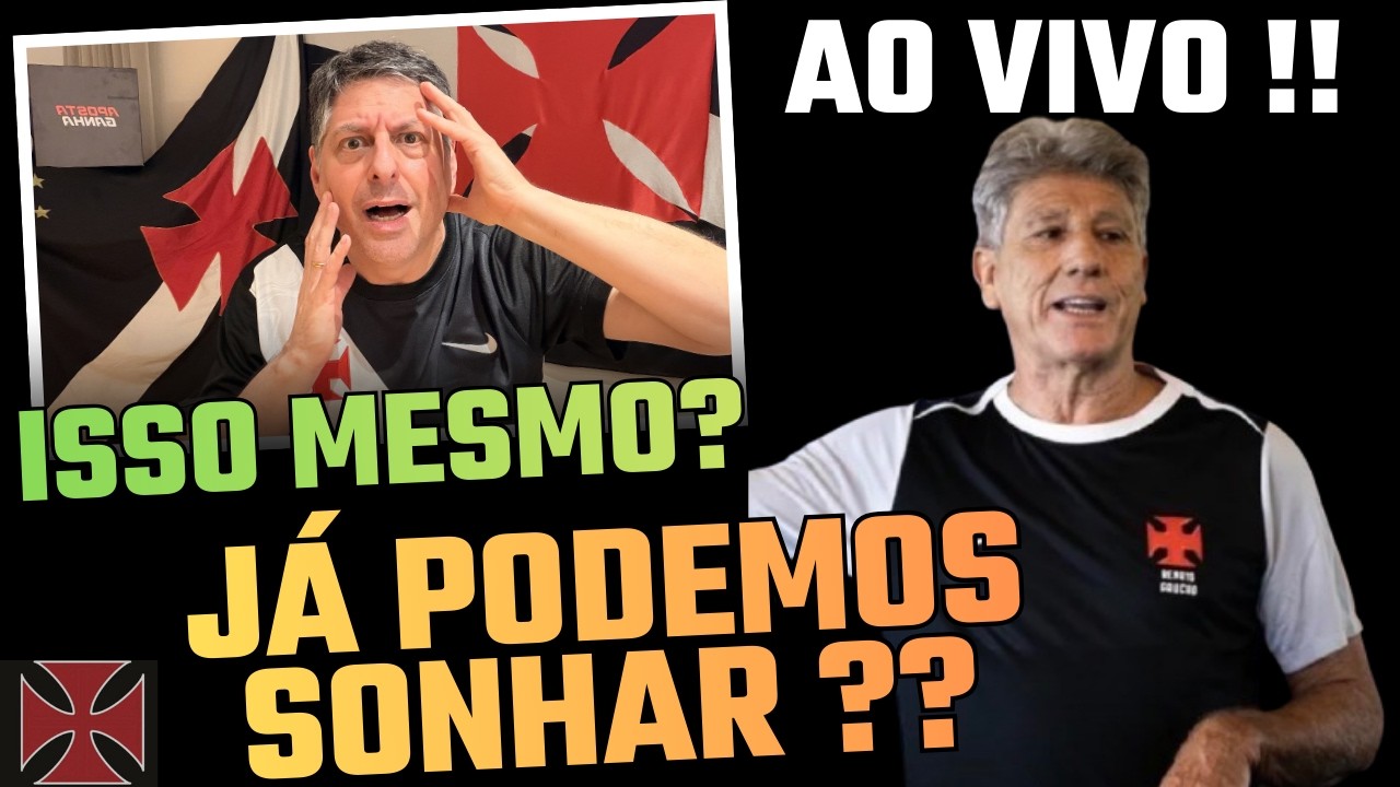 AO VIVO! ROLANDO AGORA. VASCO VAI LONGE.