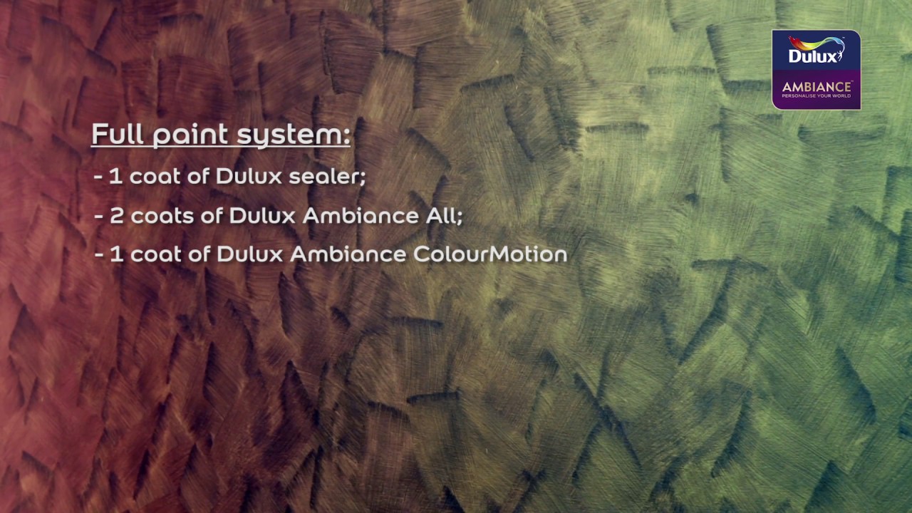 Dulux Ambiance ColourMotion - Demo Video