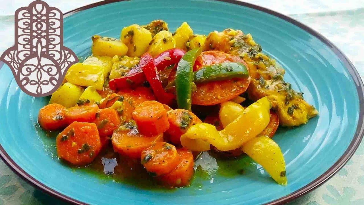 Poisson au four à la marocaine