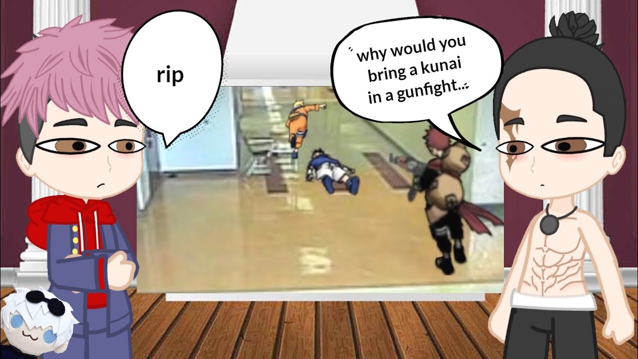 Jujutsu kaisen react to Gaara lights up the school ll Jujutsu kaisen ll gacha reaction ll Nagumo gc