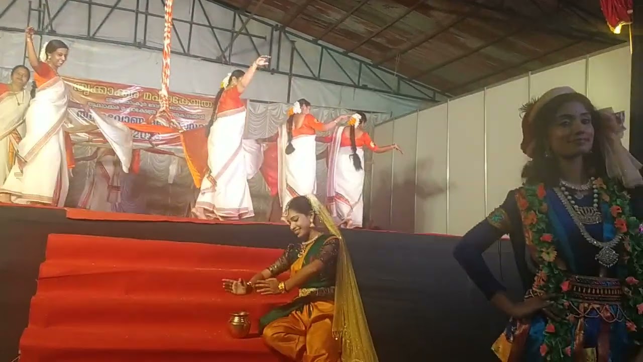 Pinnal Thiruvathira - Thrikkakara Vamanamoorthy Temple പിന്നൽ തിരുവാതിര - തൃക്കാക്കര അമ്പലത്തിൽ