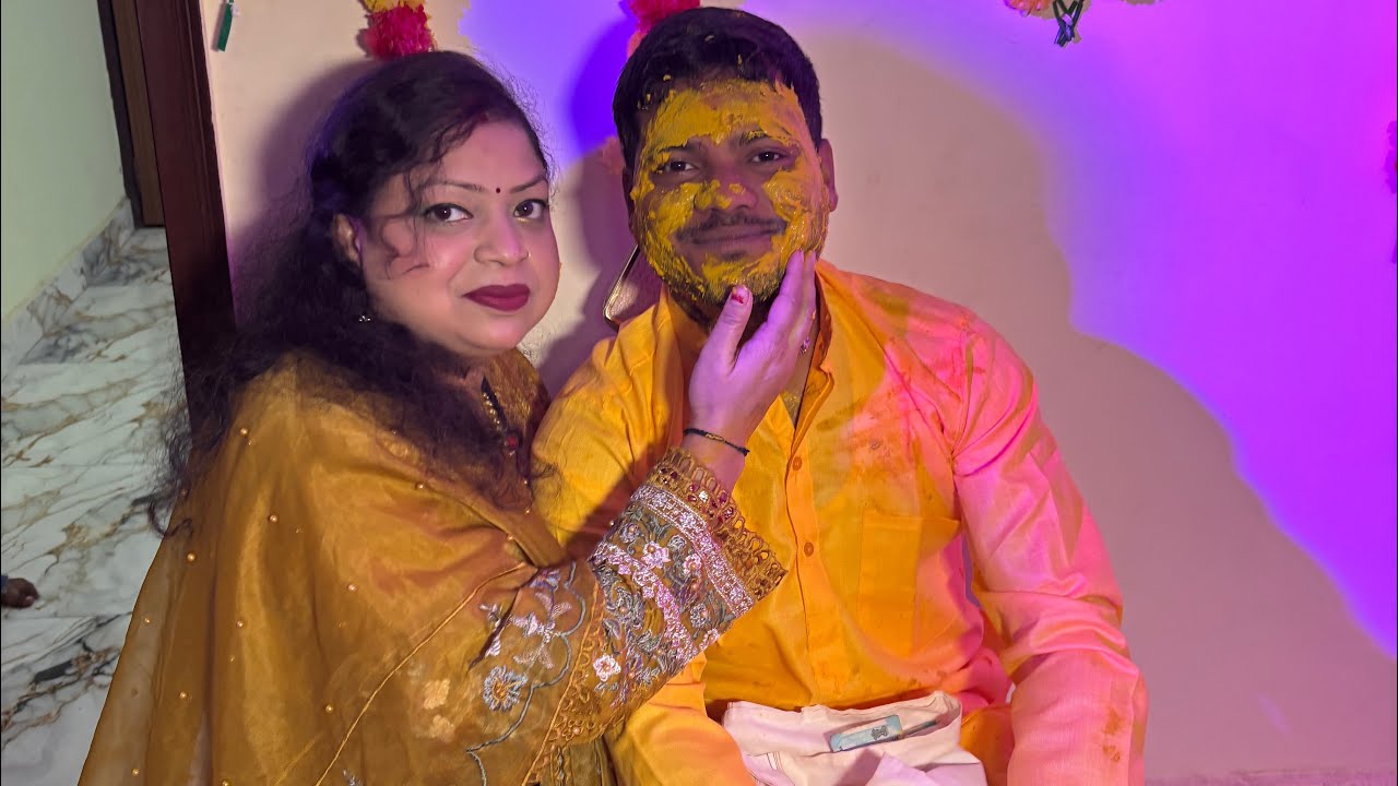Bhai ki shadi 😎✨ haldi function💛✨