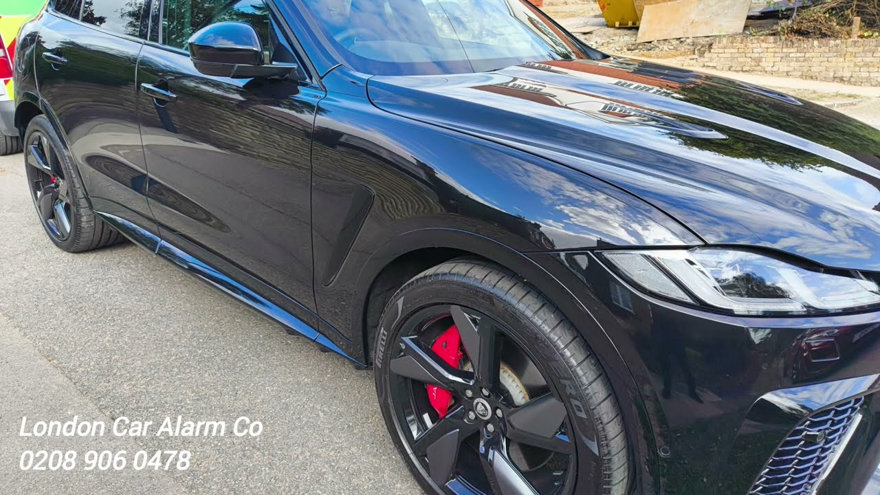Jaguar F Pace SVR SECURED | Pin Sequence, Tracking, Remote Immobilisation, Pin Block, Valet Mode