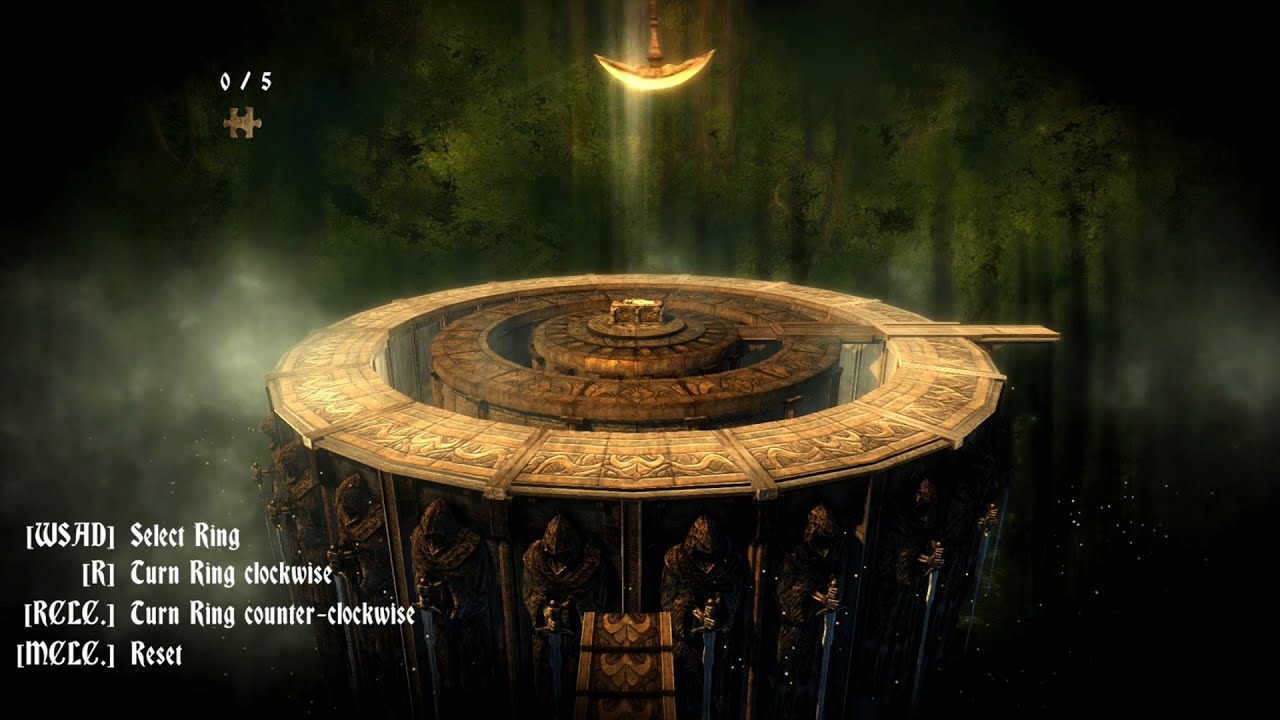 Castlevania Lords of Shadow Pan's Temple Puzzle 5 Moves Trial