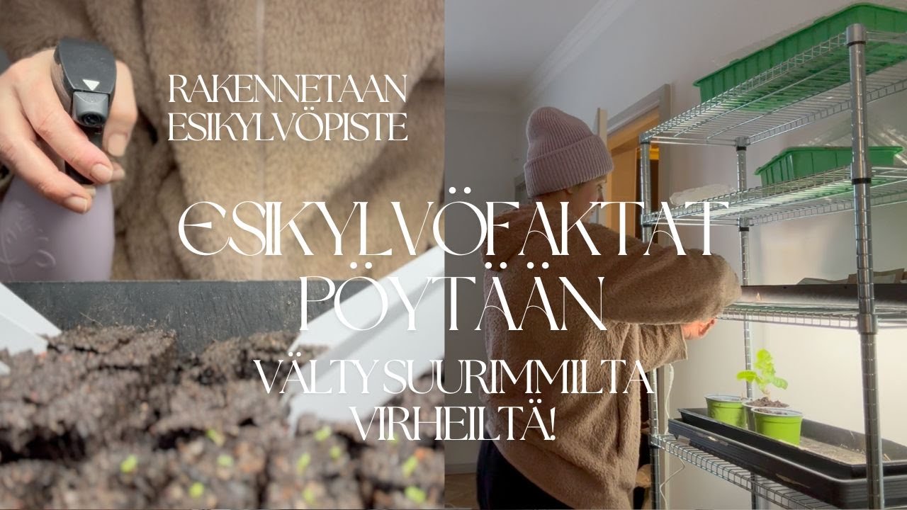 Esikylvöfaktat pöytään - vältä virheet esikylvöissä