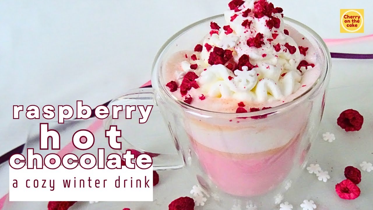 Need a Cozy Winter Drink? Here is a Creamy Raspberry Hot Chocolate for Cold Days/Fast Preparation