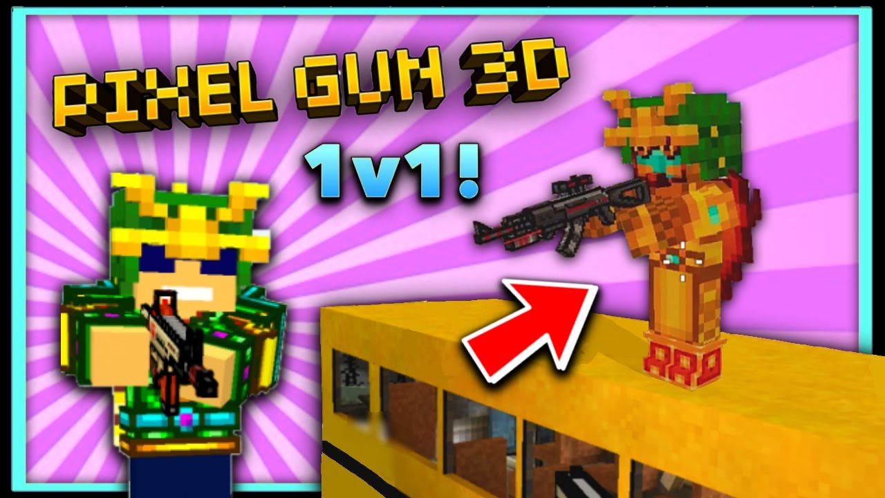 Pixel Gun 3D - 1v1 With CrazyTechGaming!
