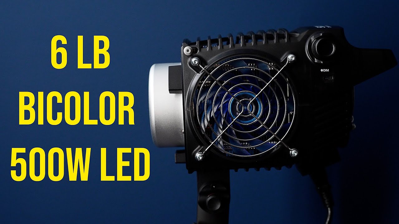 Zhiyun Molus B500 - A Lightweight 500w BiColor LED