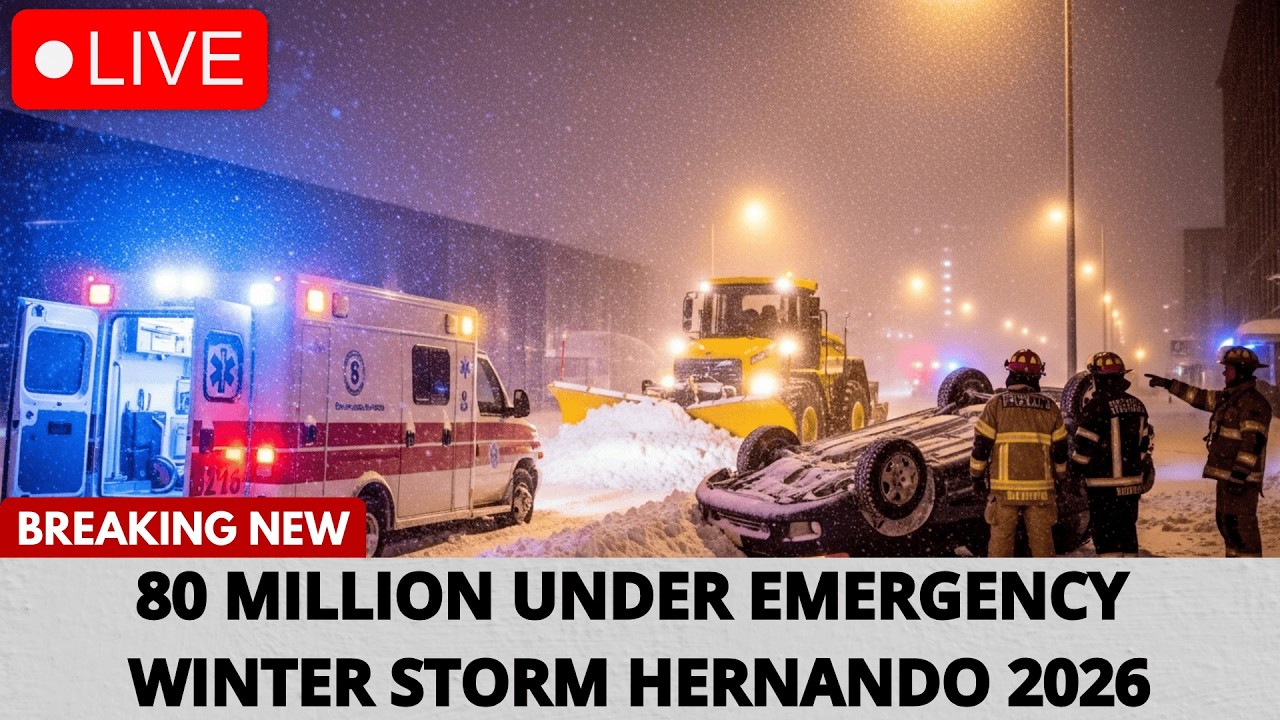 NYC & BOSTON BURIED! Blizzard Warning 2026 — Storm Hernando Live Update