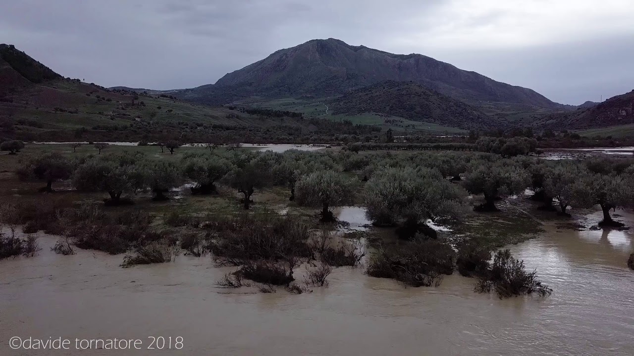 Ciminna: esondazione del fiume S. Leonardo, gli effetti della perturbazione di Ogni Santi