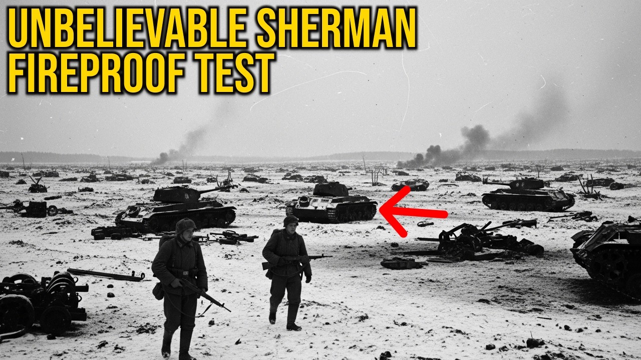 German Engineers Tested Captured Sherman Tanks — Couldn’t Believe Anti-Fire Systems Worked