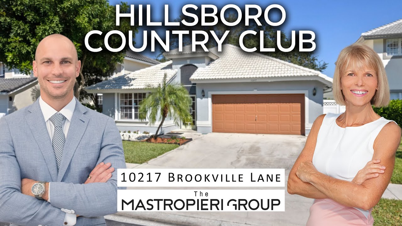 Boca Raton House Tour | Hillsboro Country Club | 10217 Brookville Ln