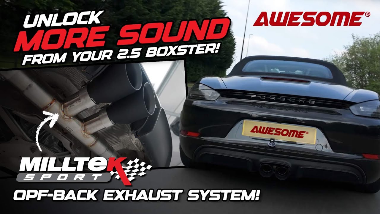718 Boxster GTS &ndash; Milltek Exhaust Install | Awesome