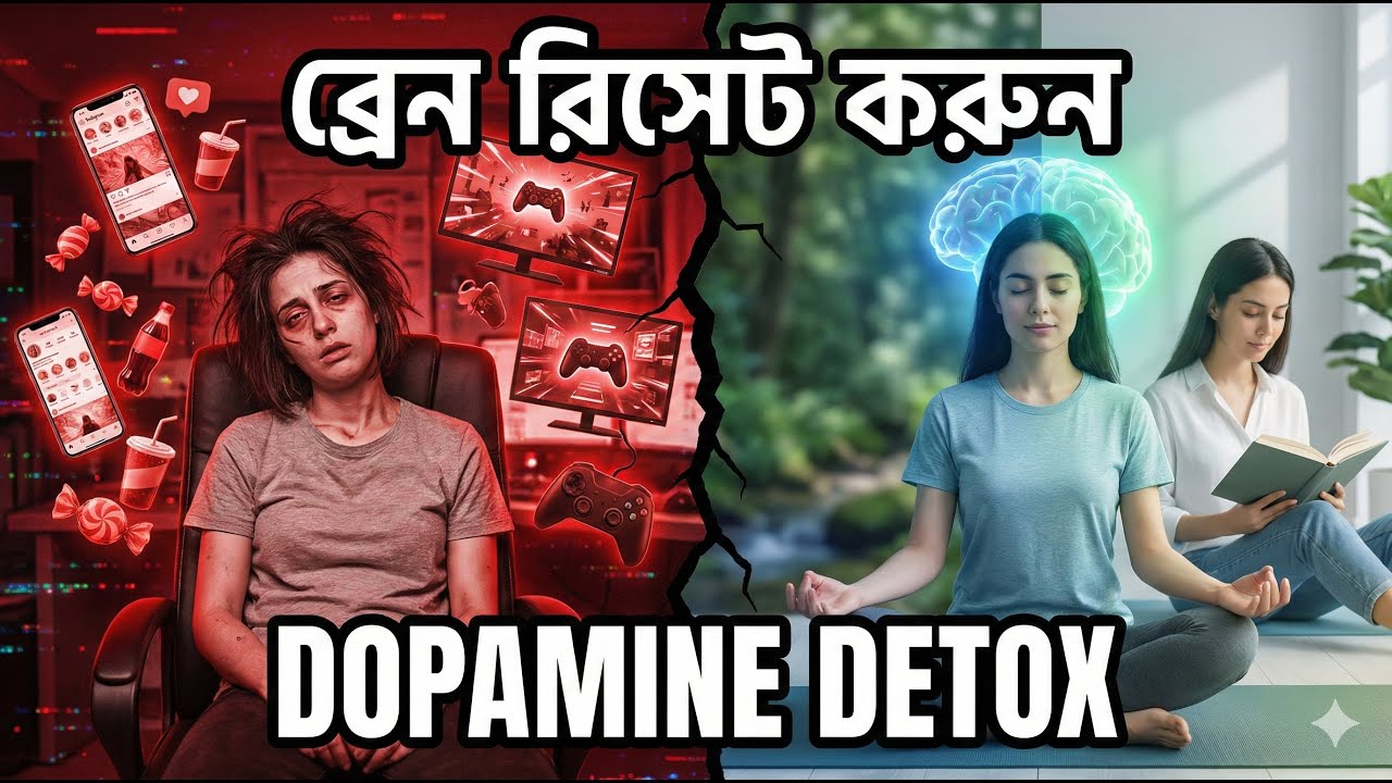 ডোপামিন ডিটক্স: ৭ দিনে ব্রেন রিসেট করার উপায় | Dopamine Nation Book Summary