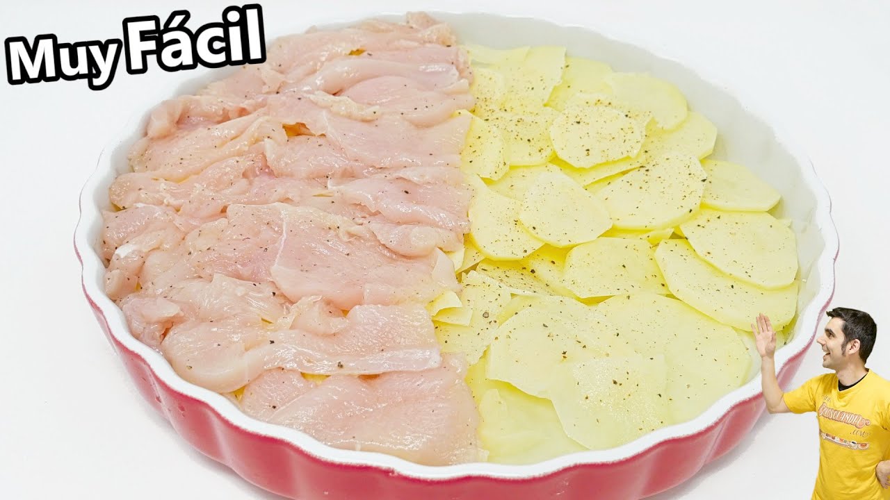 RECETA de PECHUGA de POLLO SANA y DELICIOSA 😍🍖😋 (Muy FÁCIL ideal para la familia y la CENA)