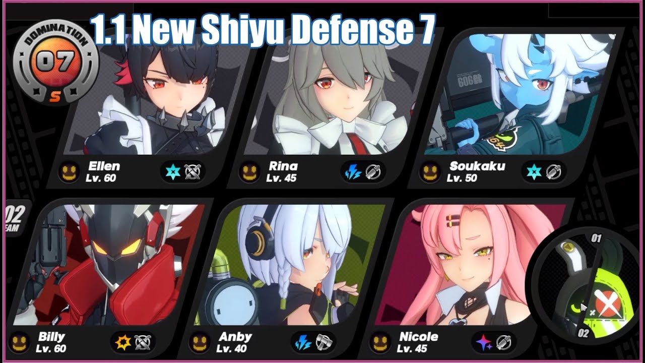 NEW Shiyu Defense 7 Ellen Billy Destroy - Zenless Zone Zero