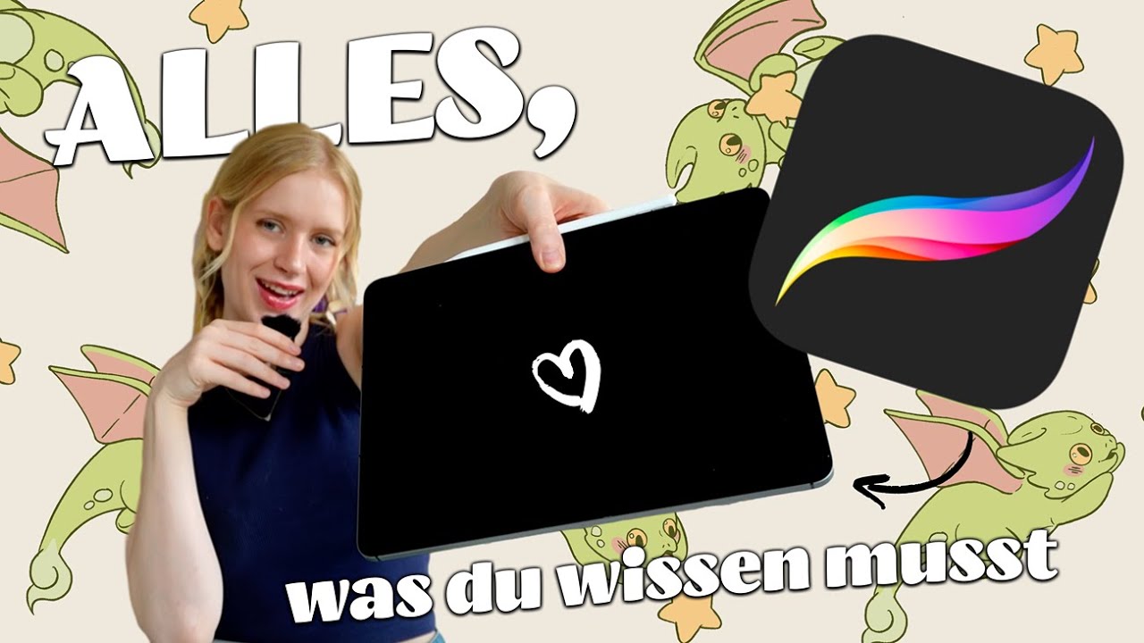 Procreate für absolute Anfänger - einfach erklärt! / Digitale Kunst Tutorial