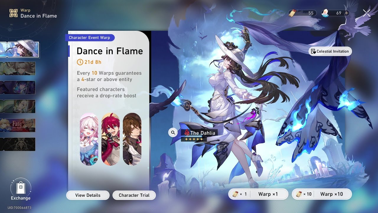 The Dahlia Summons in Honkai: Star Rail 