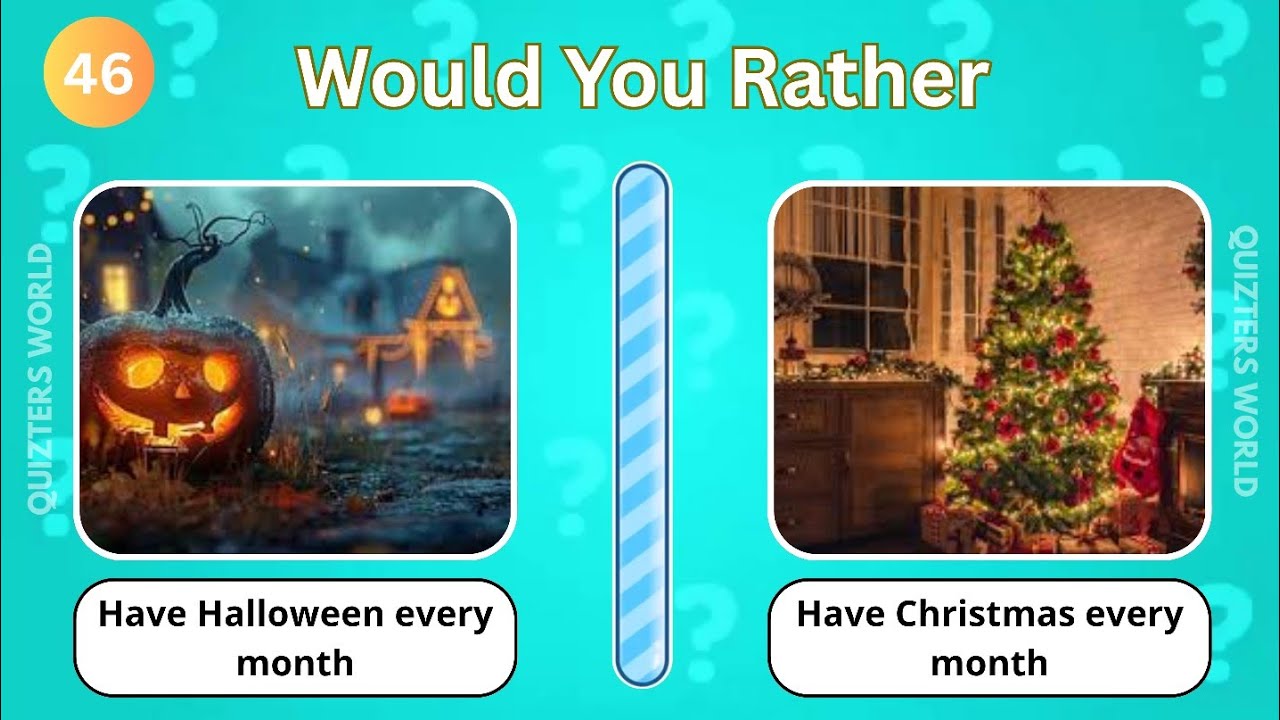 Would You Rather Challenge That Will Make You Think